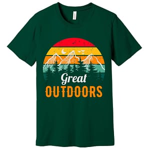 Great Outdoors Camping T-Shirt Assorted Colors