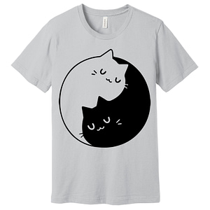 Meet The Ying Yang Cats T-Shirt Many Colors and Sizes Available