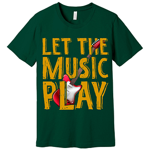 Let The Music Play T-Shirt Assorted Colors