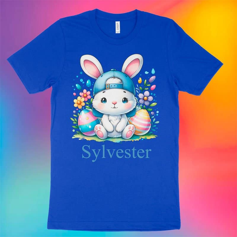 Child's Bunny Rabbit Easter Shirt - Image 2